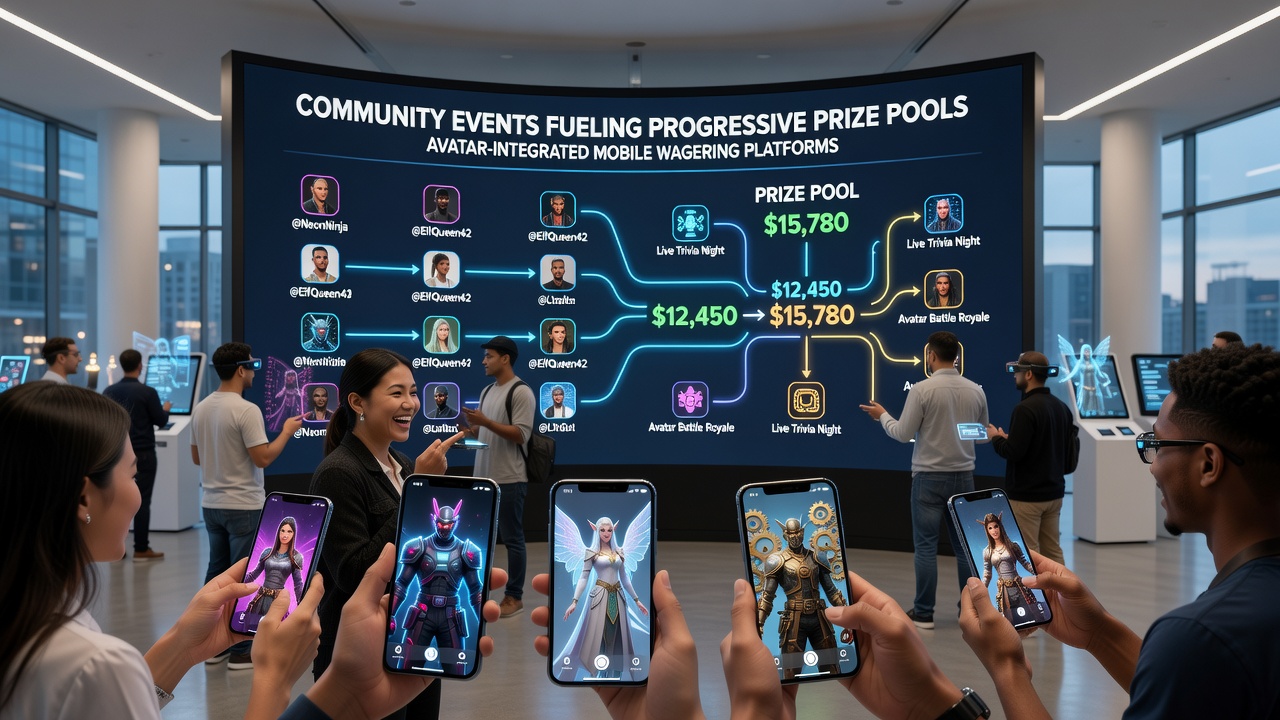 Progressive prize pools expanding through avatar-integrated events in mobile wagering